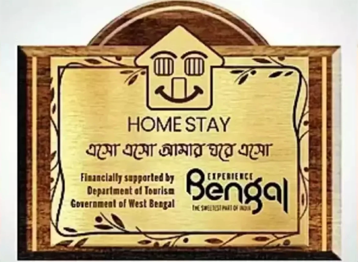 Image of Plaque of Homestay's of West Bengal Tourism department