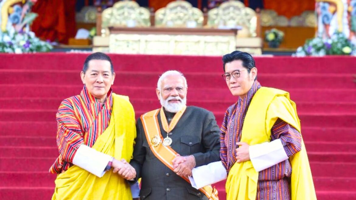 PM Narendra Modi Receives Bhutan's Highest Civilian Honor